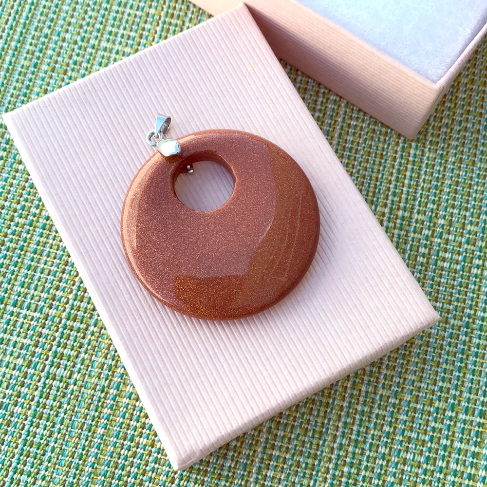 Red Sand stone pendant